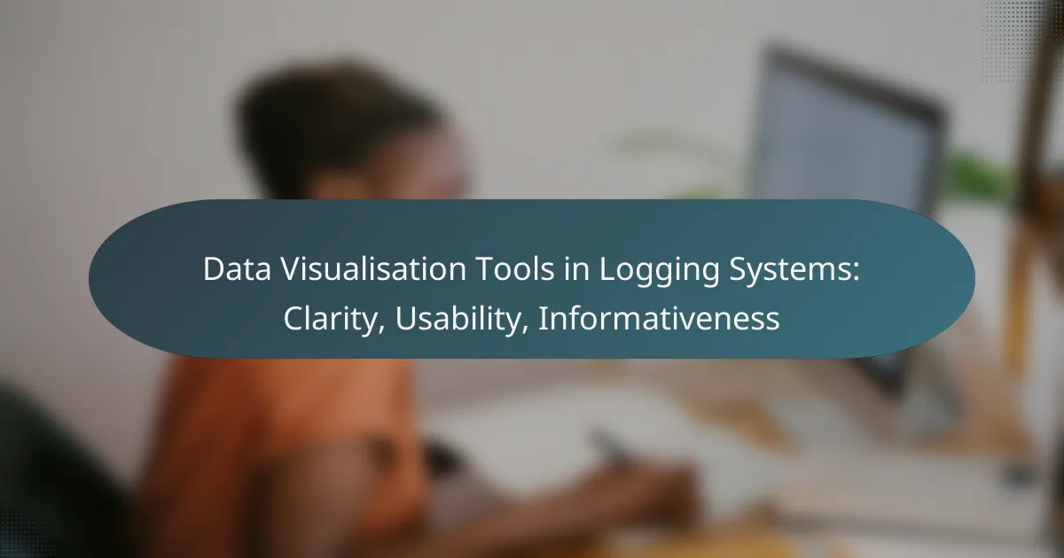 Data Visualisation Tools in Logging Systems: Clarity, Usability, Informativeness